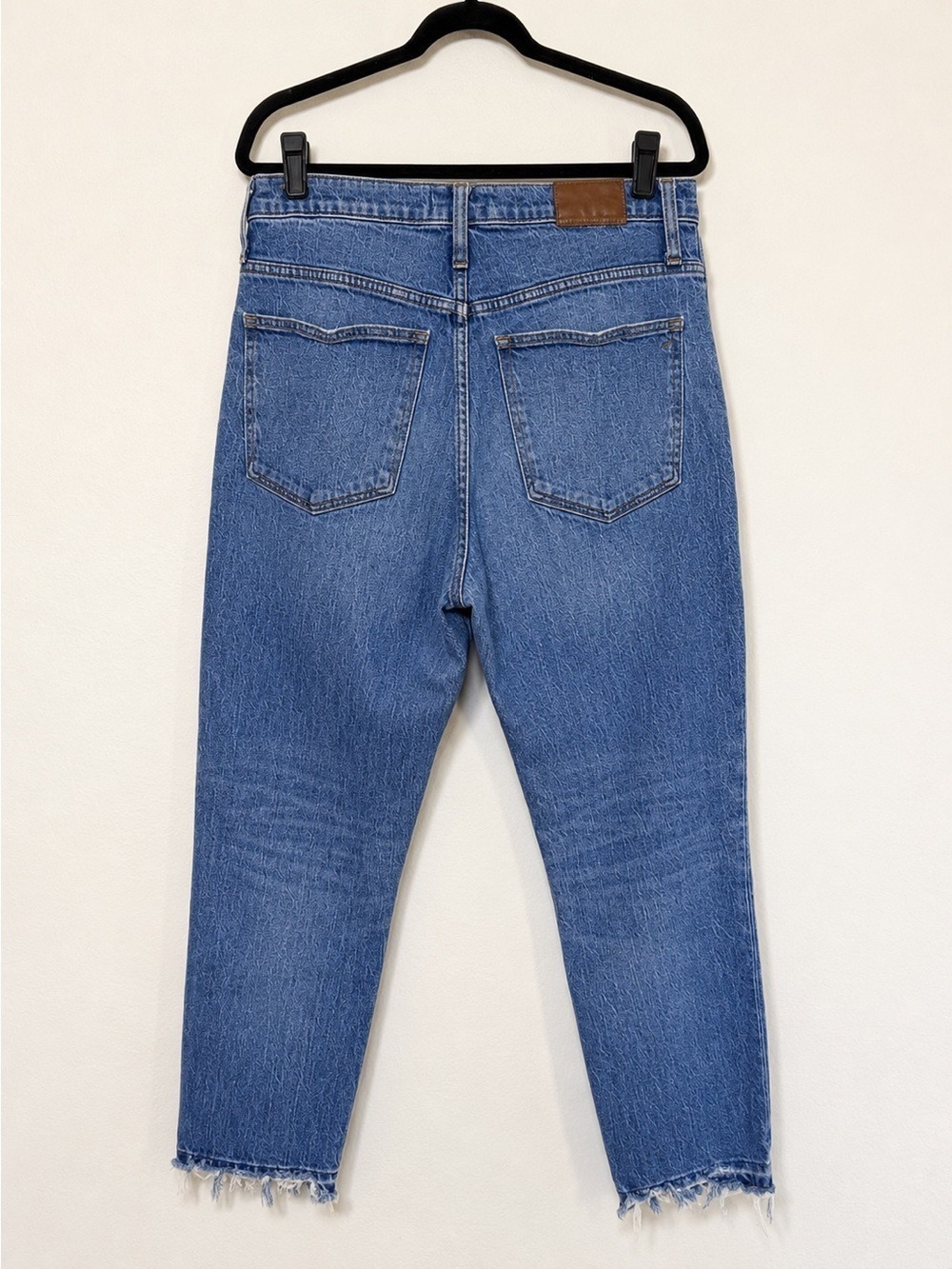 Madewell High Rise Slim Crop Boyjean Light Wash Jeans Size 30 - Picture 5 of 11